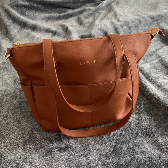 SOLD - ELKIE The Aberdeen – Saddle Diaper Bag - Picture 1 of 11
